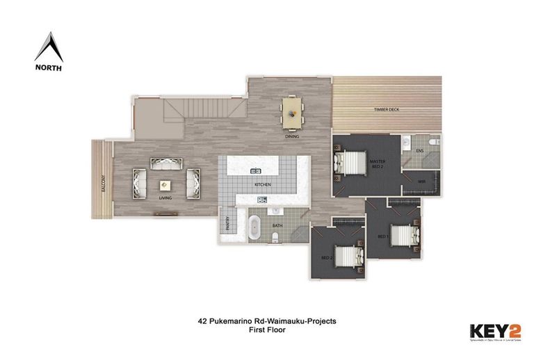 Photo of property in 42 Pukemarino Road, Waimauku, 0812