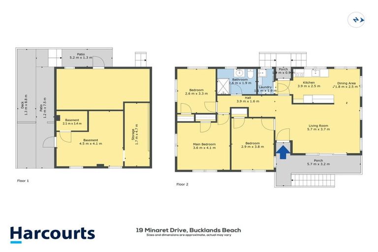 Photo of property in 19 Minaret Drive, Bucklands Beach, Auckland, 2014