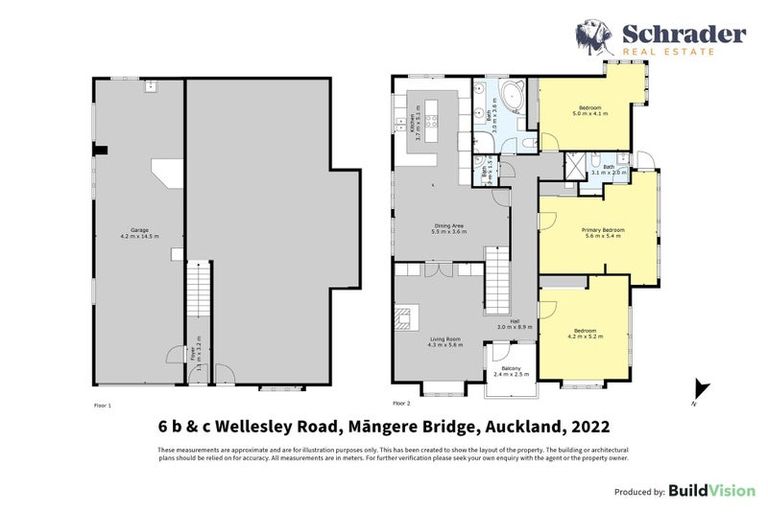 Photo of property in 6 Wellesley Road, Mangere Bridge, Auckland, 2022