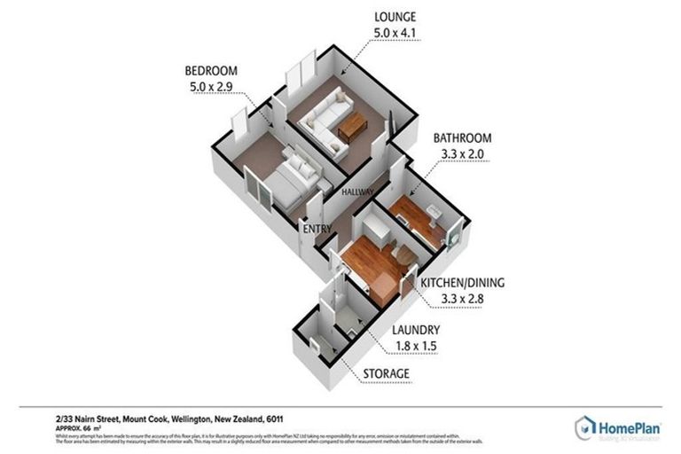 Photo of property in 33 Nairn Street, Mount Cook, Wellington, 6011