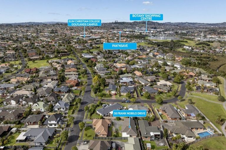Photo of property in 58 Frank Nobilo Drive, Golflands, Auckland, 2013