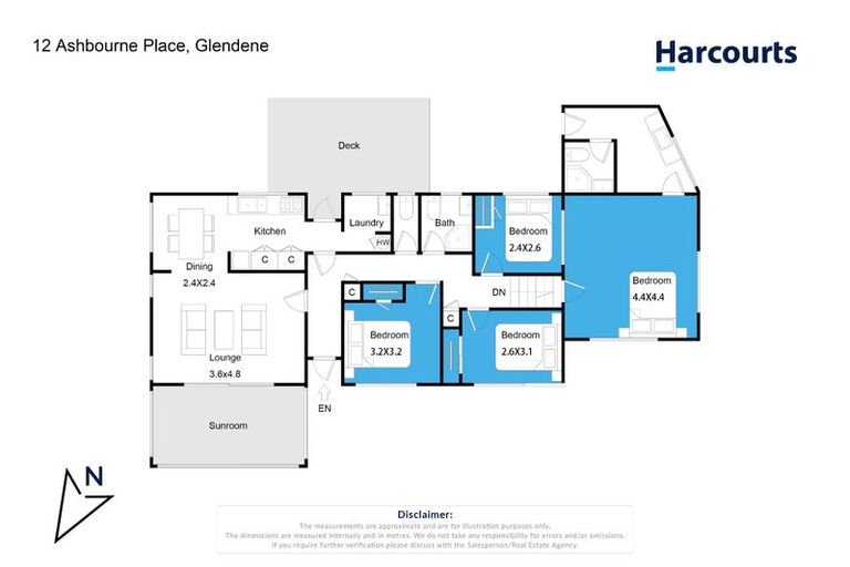 Photo of property in 12 Ashbourne Place, Glendene, Auckland, 0602