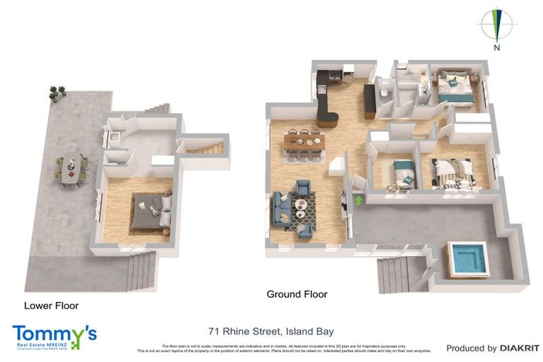 Photo of property in 71 Rhine Street, Island Bay, Wellington, 6023