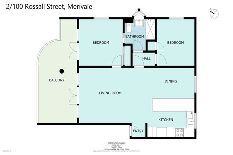 Photo of property in 2/100 Rossall Street, Merivale, Christchurch, 8014