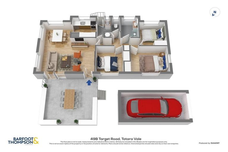 Photo of property in 2/49 Target Road, Totara Vale, Auckland, 0629