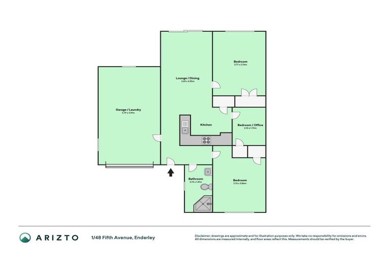 Photo of property in 1/48 Fifth Avenue, Enderley, Hamilton, 3214