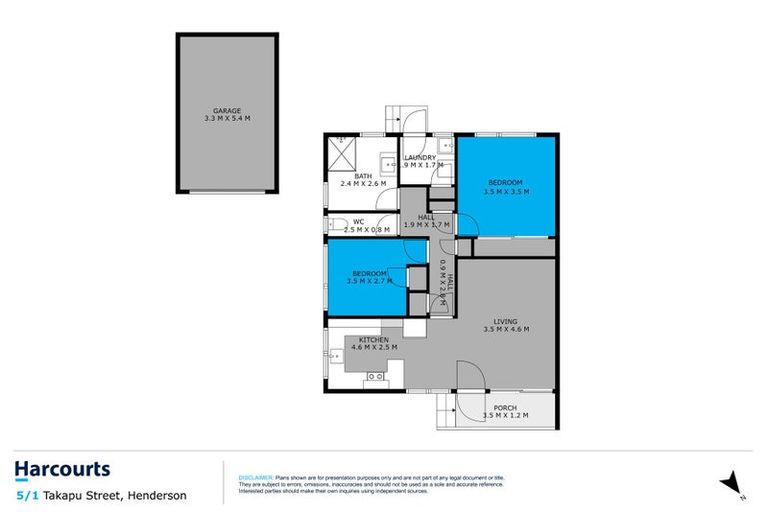 Photo of property in 5/1 Takapu Street, Henderson, Auckland, 0612