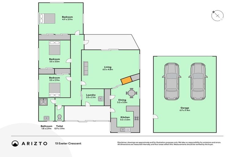 Photo of property in 13 Exeter Crescent, Springvale, Whanganui, 4501