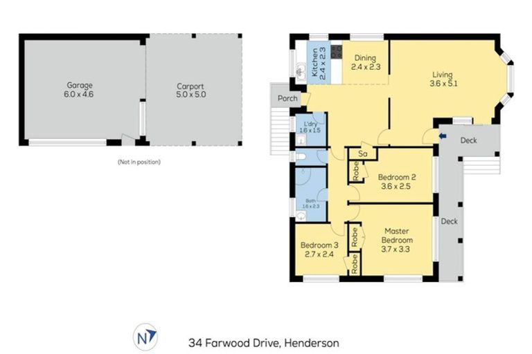 Photo of property in 34 Farwood Drive, Henderson, Auckland, 0612