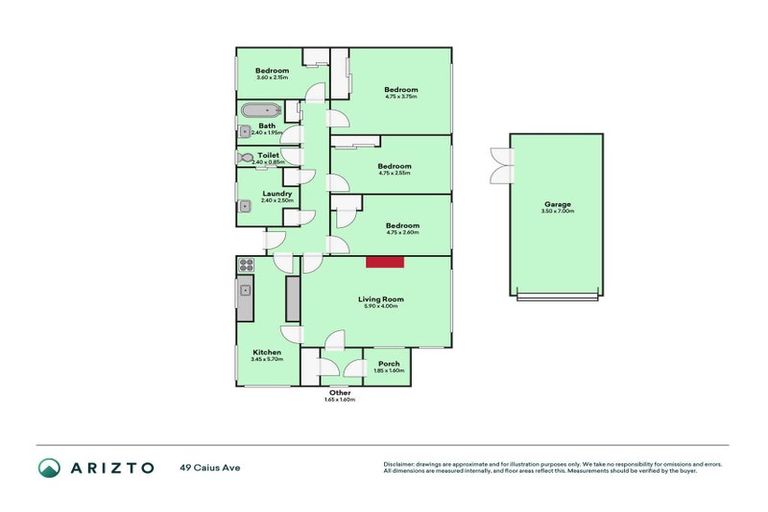 Photo of property in 49 Caius Avenue, Gonville, Whanganui, 4501