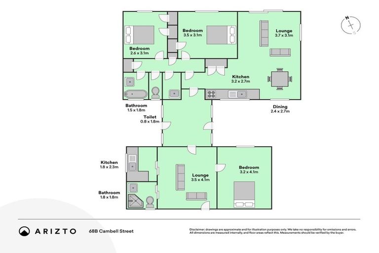 Photo of property in 68b Campbell Street, Frankton, Hamilton, 3204