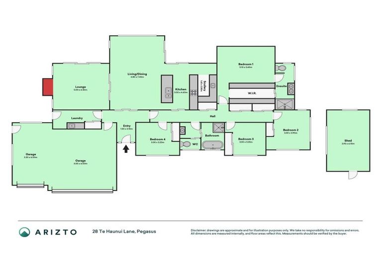Photo of property in 28 Te Haunui Lane, Pegasus, 7612