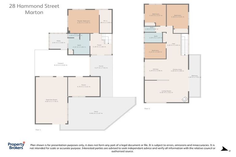 Photo of property in 28 Hammond Street, Marton, 4710