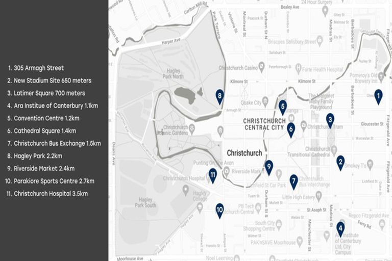 Photo of property in 1/305 Armagh Street, Christchurch Central, Christchurch, 8011
