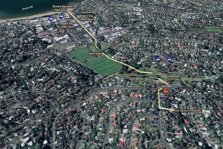 Photo of property in 2/92 Sartors Avenue, Browns Bay, Auckland, 0630
