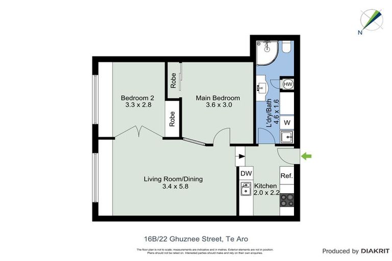 Photo of property in Atlas House, 16b/22 Ghuznee Street, Te Aro, Wellington, 6011