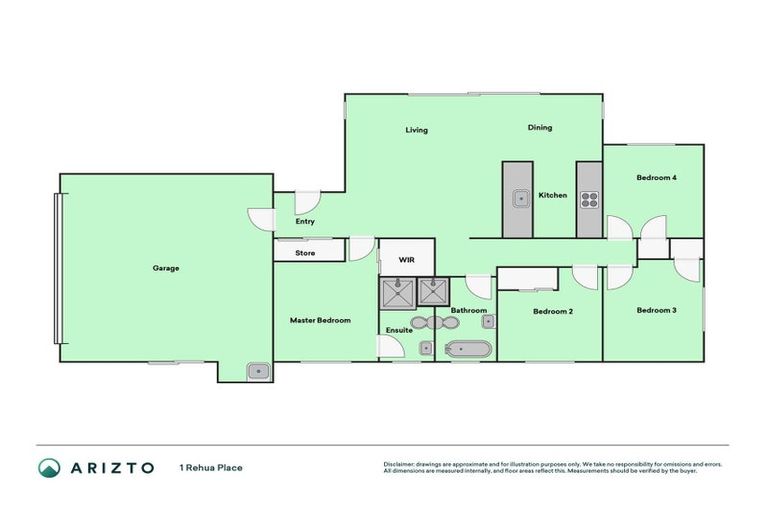 Photo of property in 1 Rehua Place, Waiwhakaiho, New Plymouth, 4312