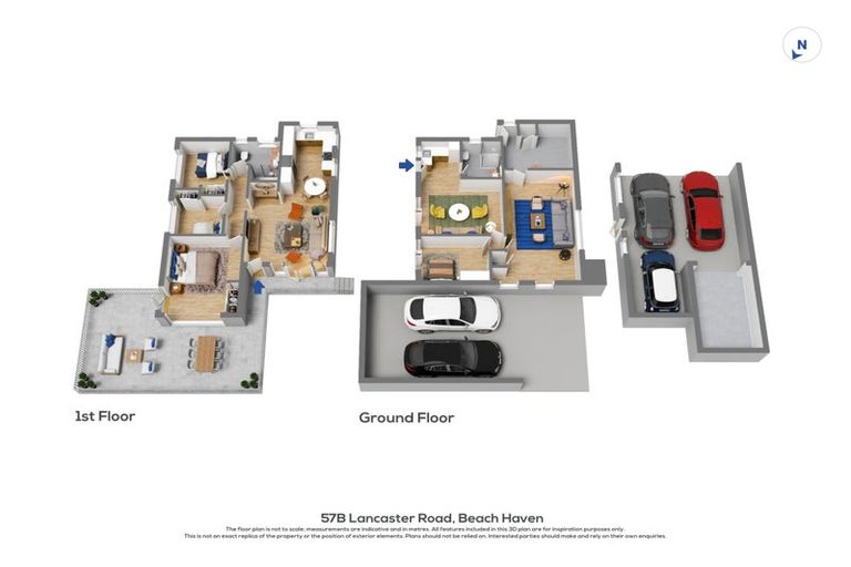 Photo of property in 57b Lancaster Road, Beach Haven, Auckland, 0626