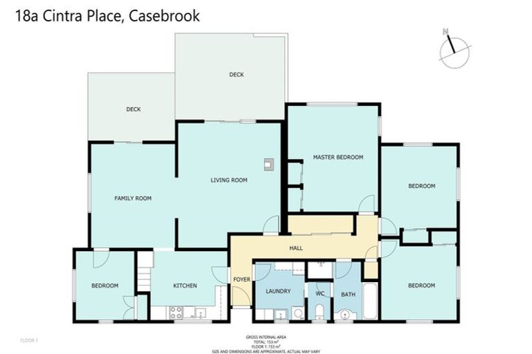 Photo of property in 18a Cintra Place, Casebrook, Christchurch, 8051