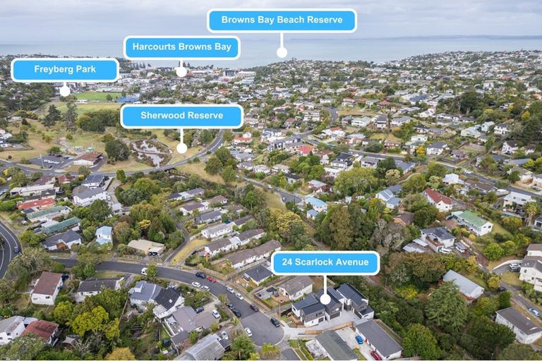 Photo of property in 24b Scarlock Avenue, Browns Bay, Auckland, 0630