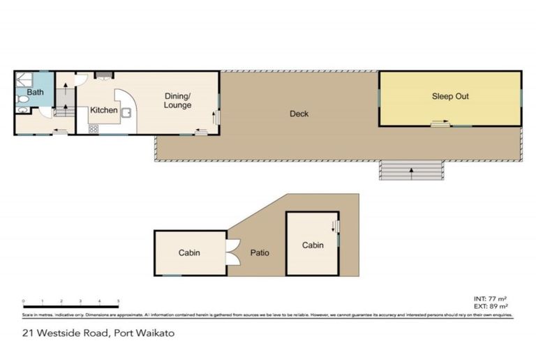 Photo of property in 21 Westside Road, Port Waikato, Tuakau, 2695