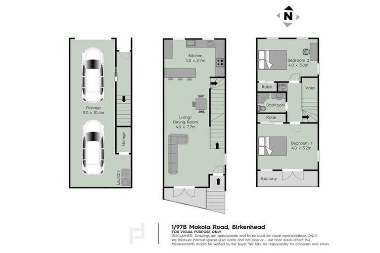 Photo of property in 1/97b Mokoia Road, Birkenhead, Auckland, 0626