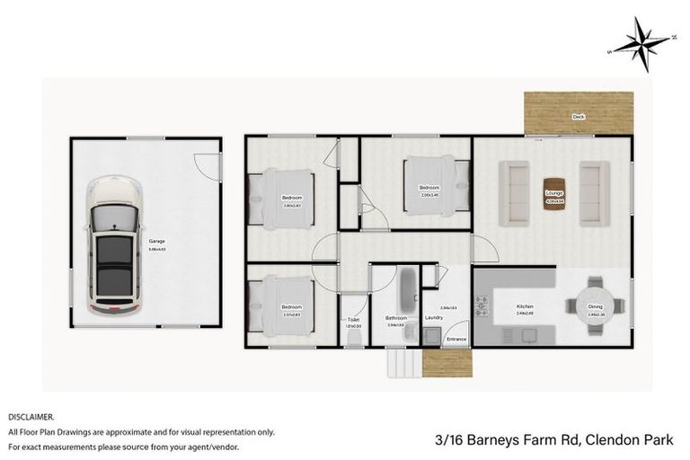 Photo of property in 3/16 Barneys Farm Road, Clendon Park, Auckland, 2103