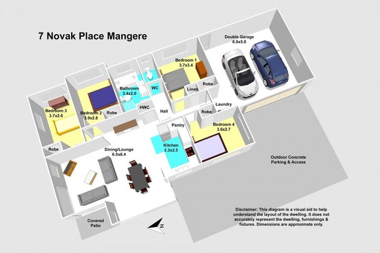 Photo of property in 7 Novak Place, Mangere, Auckland, 2022