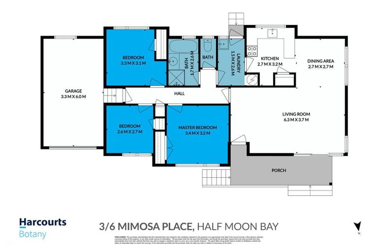Photo of property in 3/6 Mimosa Place, Half Moon Bay, Auckland, 2012