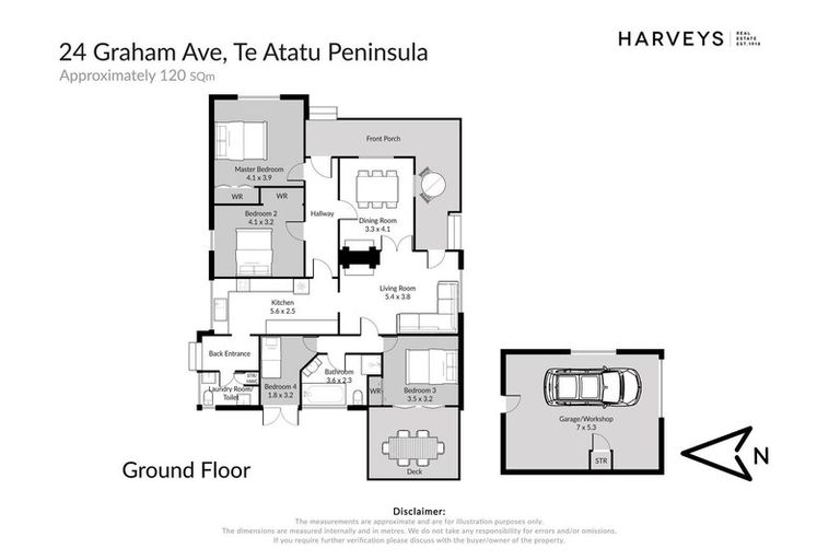 Photo of property in 24 Graham Avenue, Te Atatu Peninsula, Auckland, 0610