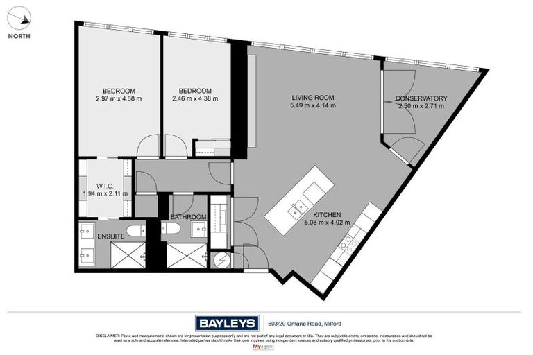 Photo of property in 503/20 Omana Road, Milford, Auckland, 0620