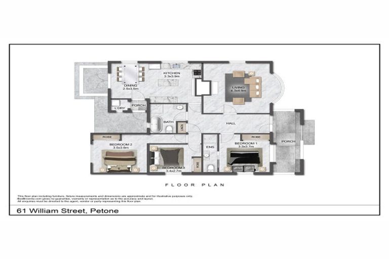 Photo of property in 61 William Street, Petone, Lower Hutt, 5012