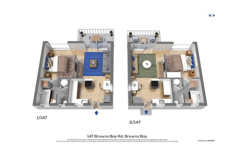 Photo of property in 147 Browns Bay Road, Browns Bay, Auckland, 0630