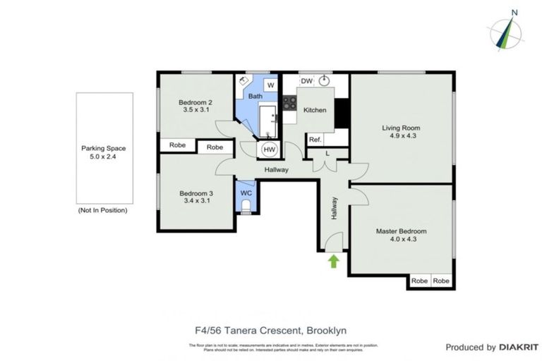 Photo of property in 4/56 Tanera Crescent, Brooklyn, Wellington, 6021