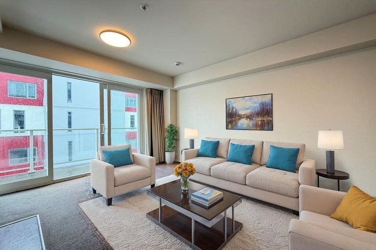 Photo of property in The Peak Apartments, 902/170 Taranaki Street, Te Aro, Wellington, 6011