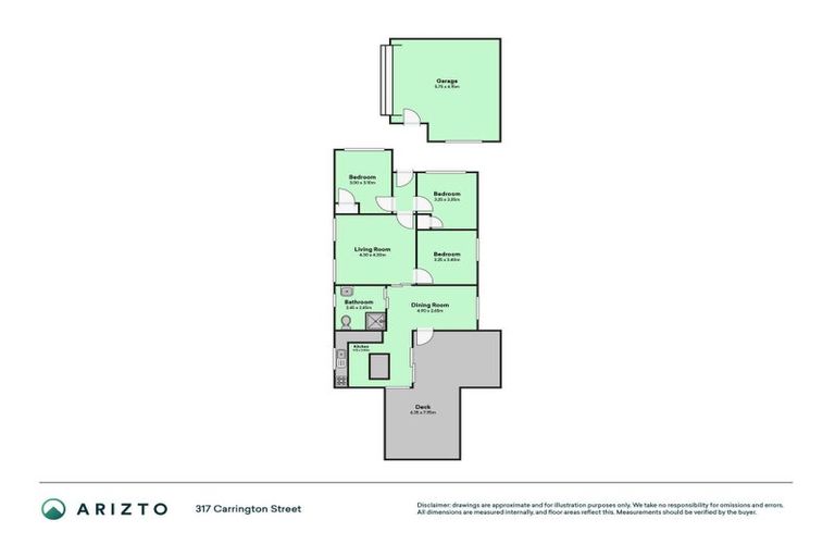 Photo of property in 317 Carrington Street, Vogeltown, New Plymouth, 4310