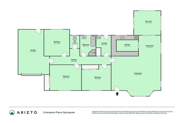 Photo of property in 2 Hampton Place, Springvale, Whanganui, 4501