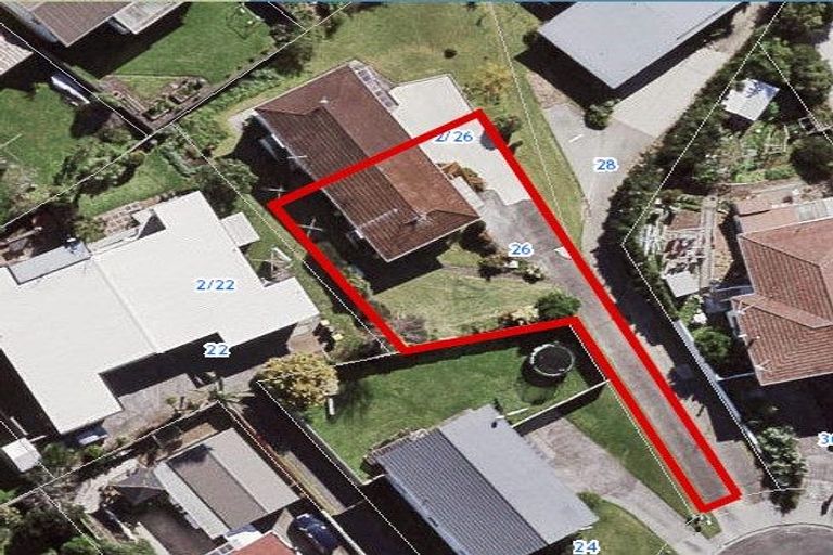 Photo of property in 1/26 Marcel Place, Glenfield, Auckland, 0629