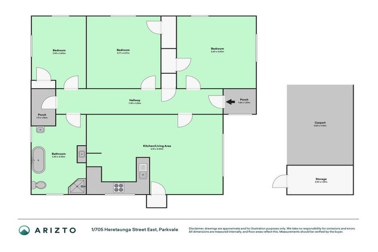 Photo of property in 1/705 Heretaunga Street East, Parkvale, Hastings, 4122