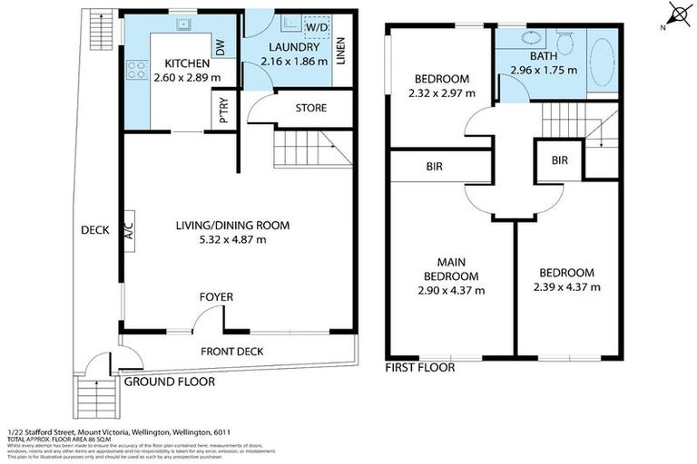 Photo of property in 22 Stafford Street, Mount Victoria, Wellington, 6011