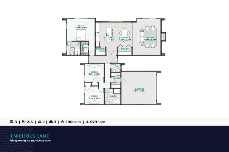 Photo of property in 1 Nichols Lane, Greytown, 5712