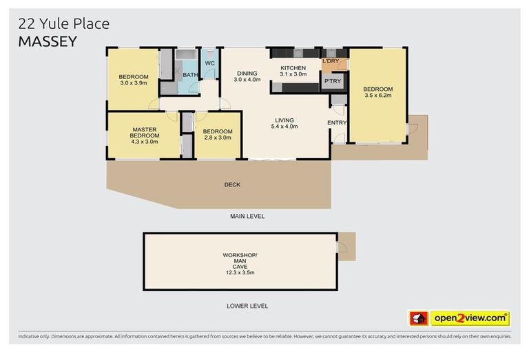 Photo of property in 22 Yule Place, Massey, Auckland, 0614