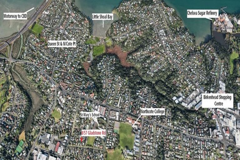 Photo of property in 3/57 Gladstone Road, Northcote, Auckland, 0627