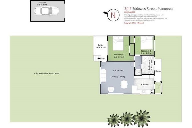 Photo of property in 3/47 Eddowes Street, Manurewa, Auckland, 2102