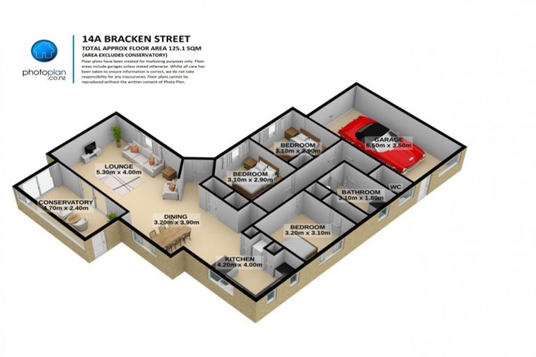 Photo of property in 14a Bracken Street, Leamington, Cambridge, 3432