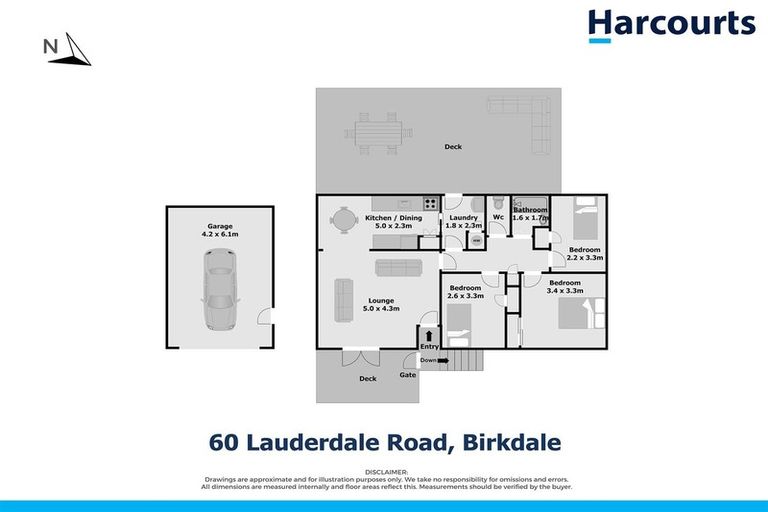 Photo of property in 60 Lauderdale Road, Birkdale, Auckland, 0626