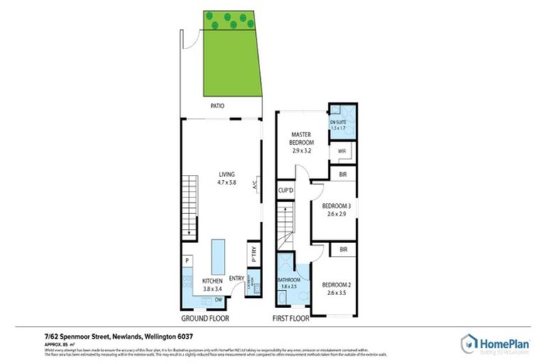 Photo of property in 7/62 Spenmoor Street, Newlands, Wellington, 6037