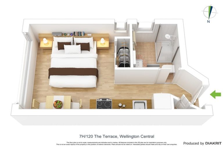 Photo of property in Terrace Garden Apartments, 7h/120 The Terrace, Wellington Central, Wellington, 6011