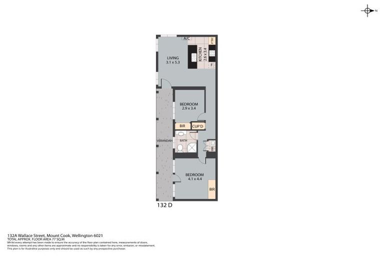 Photo of property in 132 Wallace Street, Mount Cook, Wellington, 6021