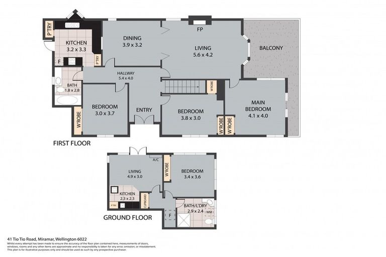 Photo of property in 41 Tio Tio Road, Miramar, Wellington, 6022